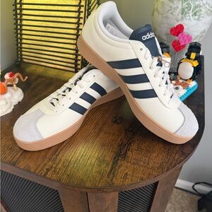 adidas White and Black Athletic Shoes
